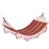 Outsunny Hamac De Voyage Respirant Portable Toile De Hamac Dim. 2L X 1l M Coton Polyester Multicolore -Outsunny Soldes Magasin 11659560 1