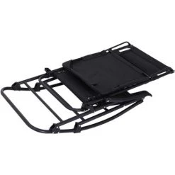 Outsunny Fauteuil à Bascule Rocking Chair Pliable De Jardin Dim. 105L X 64l X 125H Cm Tétière + Pare-soleil Inclus Acier époxy Textilène Noir -Outsunny Soldes Magasin 11741069 4