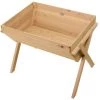 Outsunny Jardinière Sur Pieds Potager Dim. 100L X 70l X 80H Cm Insert D'irrigation + Feutre De Drainage Inclus Bois Massif Sapin - Beige -Outsunny Soldes Magasin 16952909 1
