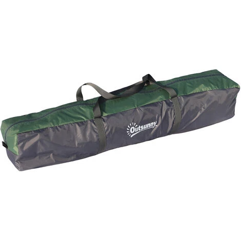Outsunny Tente Pop Up Montage Instantané - Tente De Camping Familiale 3 Pers. - Grande Porte + 3 Fenêtres - Dim. 2,5L X 1,94l X 1,6H M Fibre Verre Polyester Oxford Bleu Vert - Vert 7 Outsunny Tente Pop Up Montage Instantané - Tente De Camping Familiale 3 Pers. - Grande Porte + 3 Fenêtres - Dim. 2,5L X 1,94l X 1,6H M Fibre Verre Polyester Oxford Bleu Vert - Vert – Image 5