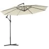 Outsunny Parasol Déporté Octogonal Inclinable Rabattable Diamètre 3 M Crème -Outsunny Soldes Magasin 18304203 1
