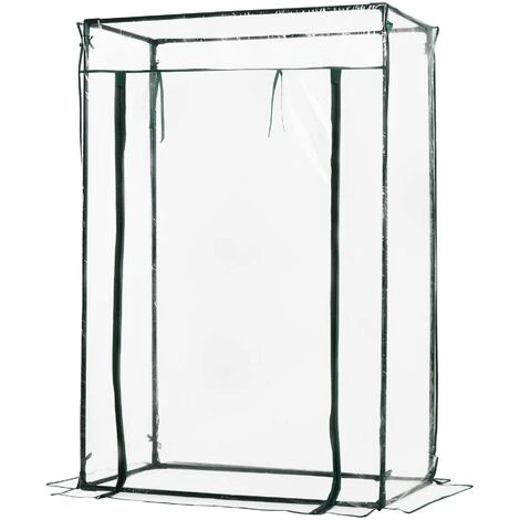Outsunny Serre De Jardin Serre à Tomates 1L X 0,5l X 1,5H M Porte Zippée Déroulante Acier Thermolaqué PVC Haute Densité 140 G/m² Anti-UV 3 Outsunny Serre De Jardin Serre à Tomates 1L X 0,5l X 1,5H M Porte Zippée Déroulante Acier Thermolaqué PVC Haute Densité 140 G/m² Anti-UV