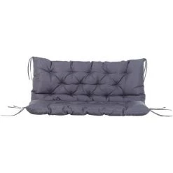 Outsunny Coussin Matelas Assise Dossier Pour Banc De Jardin Balancelle Canapé 2 Places Grand Confort 120 X 110 X 12 Cm Gris - Gris 10 Outsunny Coussin Matelas Assise Dossier Pour Banc De Jardin Balancelle Canapé 2 Places Grand Confort 120 X 110 X 12 Cm Gris - Gris -Outsunny Soldes Magasin 25009097 4