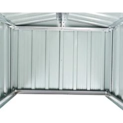 Outsunny Abri De Jardin Pour Tondeuse à Gazon Robot-tondeuse - Garage Tondeuse Robot - Tôle Acier Noir -Outsunny Soldes Magasin 28278739 4