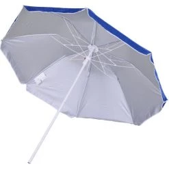 Outsunny Parasol Inclinable Octogonal De Plage Ø 150 Cm Tissu Polyester Haute Densité Anti-UV Mât Démontable Sac De Transport Inclus Bleu 11 Outsunny Parasol Inclinable Octogonal De Plage Ø 150 Cm Tissu Polyester Haute Densité Anti-UV Mât Démontable Sac De Transport Inclus Bleu -Outsunny Soldes Magasin 29361169 5