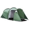 Outsunny Tente De Camping 2-3 Personnes Montage Facile 3 Portes Fenêtres Dim. 4,26L X 2,06l X 1,54H M Fibre Verre Polyester PE Vert -Outsunny Soldes Magasin 29361197 1