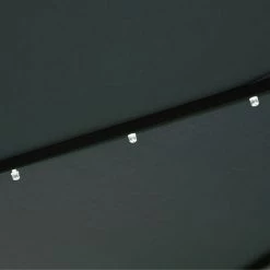 Outsunny Parasol Déporté Octogonal Parasol LED Inclinable Manivelle Piètement Acier Dim. Ø 3 X 2,6H M Gris 10 Outsunny Parasol Déporté Octogonal Parasol LED Inclinable Manivelle Piètement Acier Dim. Ø 3 X 2,6H M Gris -Outsunny Soldes Magasin 29823794 4