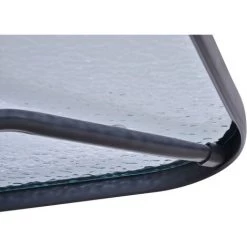 Outsunny Table De Jardin Rectangulaire Dim. 140L X 80l X 70H Cm Métal époxy Gris Plateau Verre Trempé -Outsunny Soldes Magasin 30108394 5