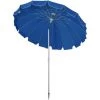Outsunny Parasol Inclinable Rond Ø 220 Cm Tissu Polyester Haute Densité Anti-UV Mât Démontable Alu Sac De Transport Inclus Bleu -Outsunny Soldes Magasin 30632993 1