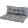 Outsunny Coussins Matelas Assise Dossier Pour Banc De Jardin Balancelle Canapé 2 Places Grand Confort Dim. 120L X 80l X 12H Cm Polyester Gris - Gris -Outsunny Soldes Magasin 30811853 1