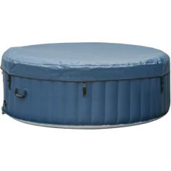 Outsunny Spa Gonflable Rond 4 Personnes Ø 1,80 X 0,65H M - 100 Buses D'air Hydro-massantes - Fonctions Chauffage Filtration - Liner PVC Blanc Bleu - Bleu 10 Outsunny Spa Gonflable Rond 4 Personnes Ø 1,80 X 0,65H M - 100 Buses D'air Hydro-massantes - Fonctions Chauffage Filtration - Liner PVC Blanc Bleu - Bleu -Outsunny Soldes Magasin 31832187 4