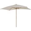 Outsunny Parasol Droit Rectangulaire Bois Polyester Haute Densité 2,95L X 2l X 2,55H M Crème -Outsunny Soldes Magasin 3463657 1
