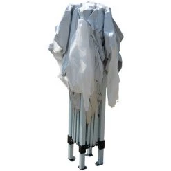 Outsunny Tonnelle Barnum Tente De Réception Pliante 3 X 3 X 2,55 M Avec Fenêtres + Sac De Transport Blanc -Outsunny Soldes Magasin 3463664 4