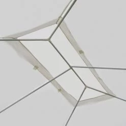 Outsunny Tonnelle Barnum Style Colonial Dim. 4L X 3l X 2,55H M 4 Moustiquaires Blanc Et Noir - Blanc -Outsunny Soldes Magasin 3463686 5