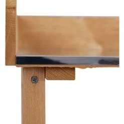 Outsunny Table De Rempotage Jardinage - 2 étagères 3 Crochets Outils Plateau Tôle Acier Galvanisé Avec Rebord - Bois Sapin Pré-huilé -Outsunny Soldes Magasin 35000675 5