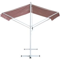 Outsunny Store Double Pente Manuel Rétractable Inclinaison Réglable Métal Polyester Imperméabilisé 3L X 2,95l X 2,6H M Rouge Blanc Beige Rayé - Rouge 10 Outsunny Store Double Pente Manuel Rétractable Inclinaison Réglable Métal Polyester Imperméabilisé 3L X 2,95l X 2,6H M Rouge Blanc Beige Rayé - Rouge -Outsunny Soldes Magasin 3645117 4