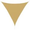 Outsunny Voile D'ombrage Triangulaire Grande Taille 3 X 3 X 3 M Polyester Haute Densité Résistant Aux UV Coloris Sable - Beige