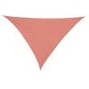 Outsunny Voile D'ombrage Triangulaire Grande Taille 3 X 3 X 3 M Polyéthylène Haute Densité Résistant Aux UV Rouge - Rouge
