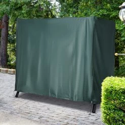 Outsunny Housse De Protection Balancelle De Jardin 3 Places Bâche étanche Dim. 2,05L X 1,24l X 1,64H M Polyester PVC Haute Densité Vert -Outsunny Soldes Magasin 48441363 2