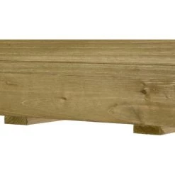 Outsunny Jardinière Sur Pieds - Potager Sur Roulettes - Inserts D'irrigation, Feutre De Drainage Inclus - Bois Sapin Autoclave -Outsunny Soldes Magasin 48873223 5