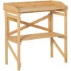 Outsunny Table De Rempotage Jardinage - étagère à Lattes - Plateau Avec Rebords - Bois Sapin Pré-huilé -Outsunny Soldes Magasin 48873255 1
