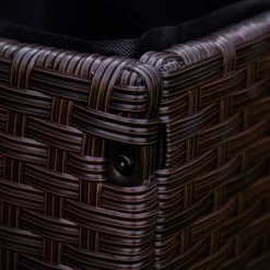 Outsunny Jardinière Sur Roulettes Dim. 94L X 31l X 36H Cm Feutre De Drainage Inclus Résine Tressée Aspect Rotin Chocolat 11 Outsunny Jardinière Sur Roulettes Dim. 94L X 31l X 36H Cm Feutre De Drainage Inclus Résine Tressée Aspect Rotin Chocolat -Outsunny Soldes Magasin 50904528 5