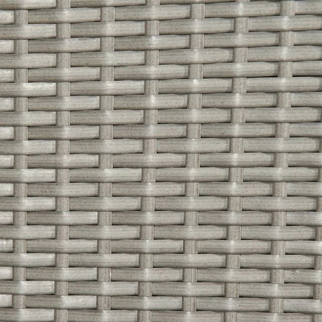 Outsunny Ensemble Salon De Jardin Encastrable 2 Fauteuils Monoblocs + 2 Tabourets + Table Basse Résine Tressée Coussins Déhoussables Crème Gris - Gris 7 Outsunny Ensemble Salon De Jardin Encastrable 2 Fauteuils Monoblocs + 2 Tabourets + Table Basse Résine Tressée Coussins Déhoussables Crème Gris - Gris – Image 5