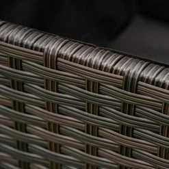 Outsunny Jardinière Sur Pieds - Carré Potager Avec étagère, Feutre De Drainage - Dim. 64L X 42l X 78,5H Cm - Résine Tressée Aspect Rotin Chocolat -Outsunny Soldes Magasin 50909193 5