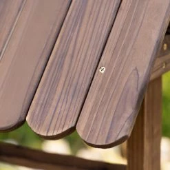 Outsunny Jardinière Design Puit De Jardin Avec Toit - Carré Potager Dim. 93L X 55l X 137H Cm - Bois Sapin Traité Carbonisation -Outsunny Soldes Magasin 51254812 5