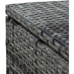 Outsunny Bain De Soleil Transat Grand Confort Matelas Déperlant Déhoussable Inclinaison Réglable Multi-positions Résine Tressée Gris -Outsunny Soldes Magasin 52444488 5