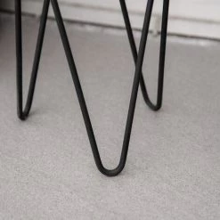 Outsunny Supports De Pots De Fleurs Design - Supports à Plantes - Lot De 2 Avec Pots De Fleurs - Métal époxy Noir Blanc -Outsunny Soldes Magasin 52476568 5