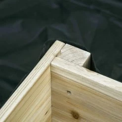 Outsunny Jardinière Sur Pieds Potager D'angle Dim. 121L X 91l X 81H Cm Inserts D'irrigation + Feutre De Drainage Inclus Bois Sapin Pré-huilé -Outsunny Soldes Magasin 52476575 4