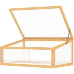 Outsunny Mini Serre De Jardin Serre à Tomates Dim. 90L X 60l X 40H Cm Toit Ouvrable Panneaux De Polycarbonate Bois Sapin Pré-huilé 10 Outsunny Mini Serre De Jardin Serre à Tomates Dim. 90L X 60l X 40H Cm Toit Ouvrable Panneaux De Polycarbonate Bois Sapin Pré-huilé -Outsunny Soldes Magasin 52476579 4