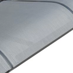 Outsunny Balancelle De Jardin 3 Places Toit Inclinaison Réglable Assise Dossier Ergonomique 2 Pochettes Rangement Métal époxy Alu. Textilène Gris -Outsunny Soldes Magasin 52476649 4