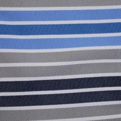 Outsunny Lot De 2 Coussins Matelas Assise Pour Banc De Jardin Balancelle Canapé 2 Places - Cordons D'attache - Dim. 120L X 50l X 5H Cm - Polyester Gris Bleu Rayé - Gris -Outsunny Soldes Magasin 52476664 5