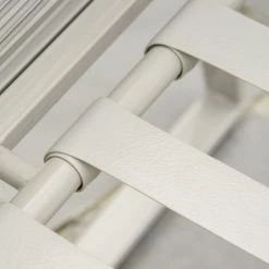 Outsunny Ensemble Salon De Jardin Design Contemporain Style Yachting 4 Places Accoudoirs Bois Coussins Inclus Table Basse Métal époxy Résine Tressée Gris -Outsunny Soldes Magasin 52476682 5