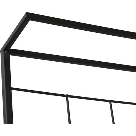 Outsunny Support Pour Plantes Avec Treillis Et 3 étagères Escalier Intérieur Extérieur En Métal Dim. 60L X 53,5l X 159,5H Cm Noir 7 Outsunny Support Pour Plantes Avec Treillis Et 3 étagères Escalier Intérieur Extérieur En Métal Dim. 60L X 53,5l X 159,5H Cm Noir – Image 5