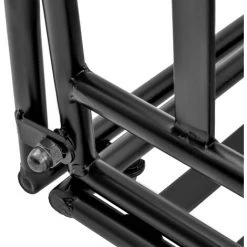 Outsunny Banc Suspendu 2 Places Balancelle De Jardin En Métal Dim. 137L X 58l X 52H Cm Noir - Noir -Outsunny Soldes Magasin 53451142 5