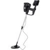 Outsunny Détecteur De Métaux - Sensibilité, Volume Ajustable - Bobine étanche, Manche Telescopique - Alu. ABS Noir -Outsunny Soldes Magasin 53591966 1