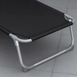 Outsunny Bain De Soleil Transat Pliable Dossier Réglable Multipositions Métal Et Polyester Noir 11 Outsunny Bain De Soleil Transat Pliable Dossier Réglable Multipositions Métal Et Polyester Noir -Outsunny Soldes Magasin 53591987 5