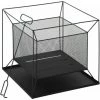 Outsunny Brasero Cheminée Foyer Extérieur Carré Avec Tisonnier Dim. 45L X 45l X 43H Cm Métal Noir 2 Outsunny Brasero Cheminée Foyer Extérieur Carré Avec Tisonnier Dim. 45L X 45l X 43H Cm Métal Noir -Outsunny Soldes Magasin 54127817 1