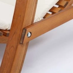 Outsunny Balancelle De Jardin 2 Places Design Colonial Matelas Pare-soleil Inclus Bois De Pin Lasuré Polyester PU Crème -Outsunny Soldes Magasin 54127863 5