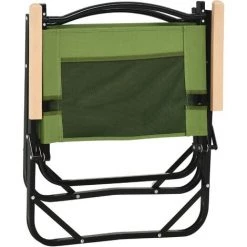 Outsunny Lot De 2 Chaises De Plage Camping Pliantes - Structure En Aluminium Avec Sac De Transport - Dim. 55L X 55l X 66H Cm Vert -Outsunny Soldes Magasin 54127991 4