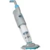 Outsunny Aspirateur De Piscine électrique Portable Rechargeable Avec Brosse Et Cartouche Filtrante - 2 Vitesses - ABS PP Gris Bleu