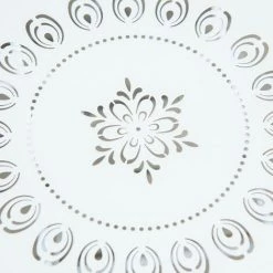 Outsunny Ensemble De Jardin Bistro 3 Pièces 2 Chaises Pliantes Et Table Ronde En Métal époxy Blanc - Blanc -Outsunny Soldes Magasin 55776862 5