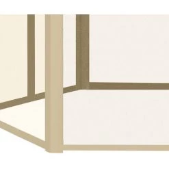 Outsunny Tonnelle Barnum Pliant Pop-up Style Colonial 3,06L X 3,06l X 2,7H M Hauteur Réglable Moustiquaires Sac De Transport Inclus Beige - Beige -Outsunny Soldes Magasin 55776898 5