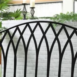 Outsunny Banc De Jardin 2 Places Style Néo-rétro Fer Forgé Lignes Fuselées Métal époxy Noir 10 Outsunny Banc De Jardin 2 Places Style Néo-rétro Fer Forgé Lignes Fuselées Métal époxy Noir -Outsunny Soldes Magasin 57600896 4