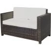 Outsunny Canapé De Jardin 2 Places Canapé Droit 4 Coussins Déhoussables 130L X 70l X 80H Cm Résine Tressée Chocolat - Marron 1 Outsunny Canapé De Jardin 2 Places Canapé Droit 4 Coussins Déhoussables 130L X 70l X 80H Cm Résine Tressée Chocolat - Marron -Outsunny Soldes Magasin 6812200 1