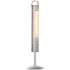 Outsunny Chauffage Extérieur Infrarouge 1500 W - Chauffage Radiant Sur Pied Avec Poignée - Dim. Ø 21 X 75H Cm - Alliage Alu. - Gris -Outsunny Soldes Magasin 68595388 1