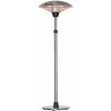 Outsunny Parasol Chauffant Infrarouge à Quartz 3000 W Max. - Hauteur Réglable Ø 58,5 X 160-200H Cm - Chauffage Radiant Sur Pied - Puissance Réglable - Gris -Outsunny Soldes Magasin 70569074 1